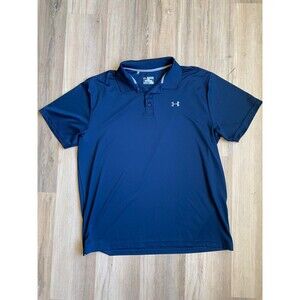 Under Armour Men's Playoff Polo Quick Dry Short Sleeve Golf Shirt 2XL EUC